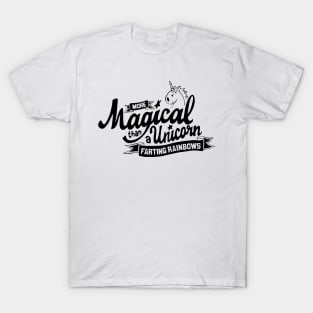 Unicorn Magic - Black T-Shirt